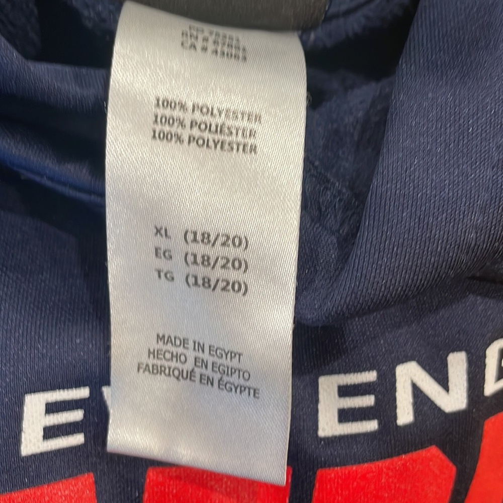 EUC New England Patriots youth hoodie size XL (18-20) - Picture 4 of 4